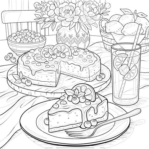 Delicious Desserts and Fruits