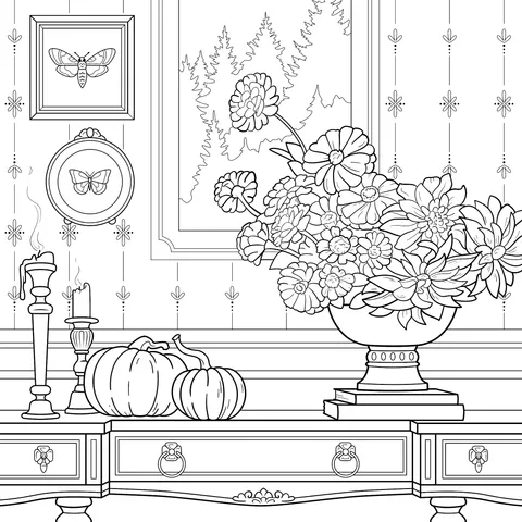 Autumn Indoor Still - life