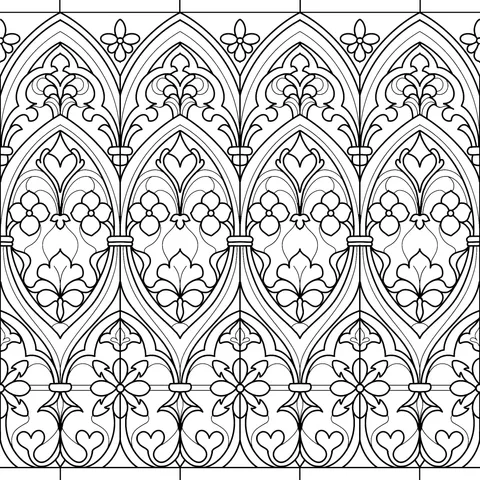 Exquisite Retro Floral Pattern