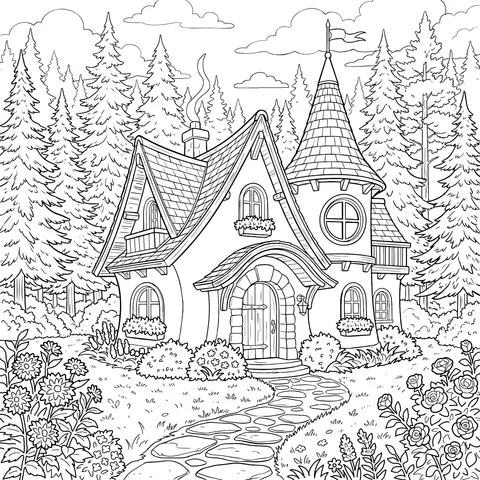 Fairytale Cottage in the Forest