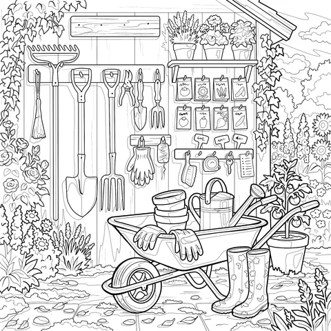 Cozy Gardening Nook