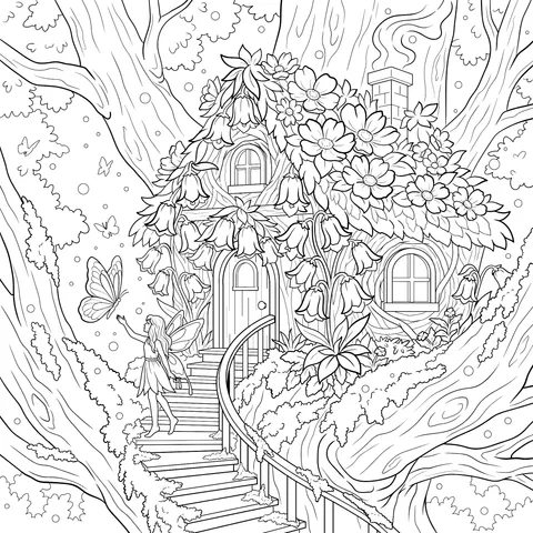 Enchanted Tree - house and Fairy