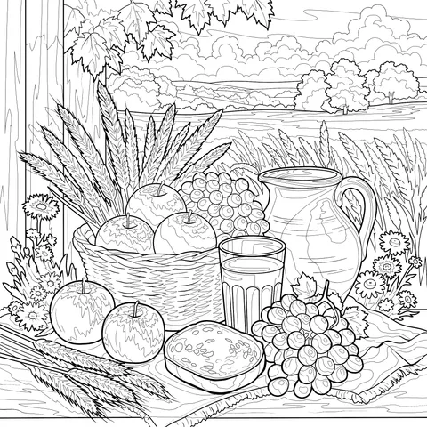 Harvest Scene in the Countryside