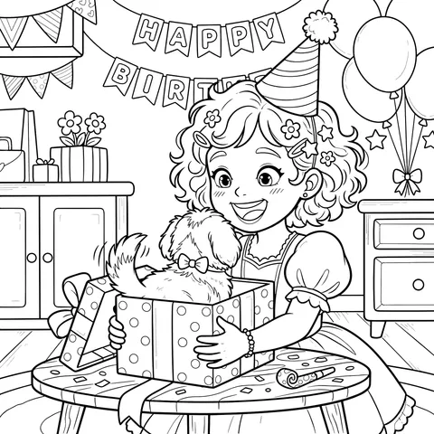 A Girl's Birthday Surprise