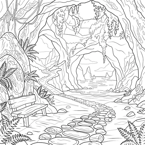 Cave Seaview Landscape
