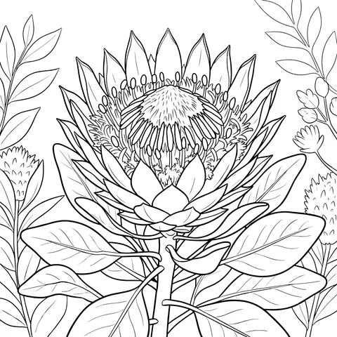 The Beauty of King Protea