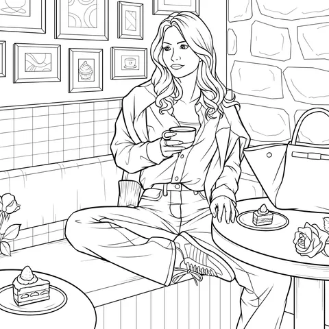 Cozy Cafe Time