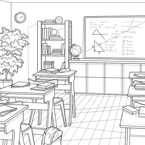 Classroom Scene