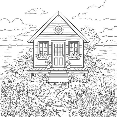Seaside Cottage Scenery