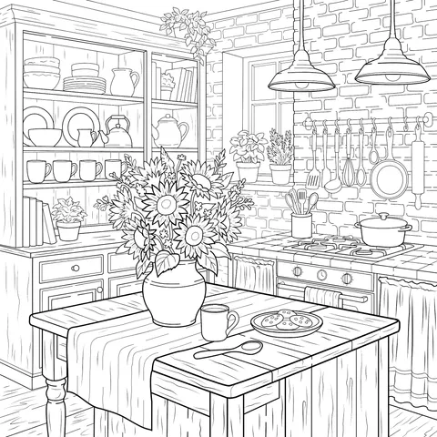 A Cozy Corner of the Kitchen