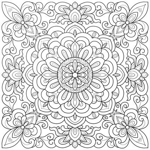 Exquisite Mandala Pattern
