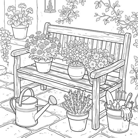 Cozy Gardening Nook