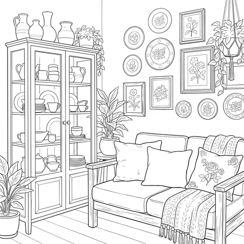 A Cozy Corner of the Living Room