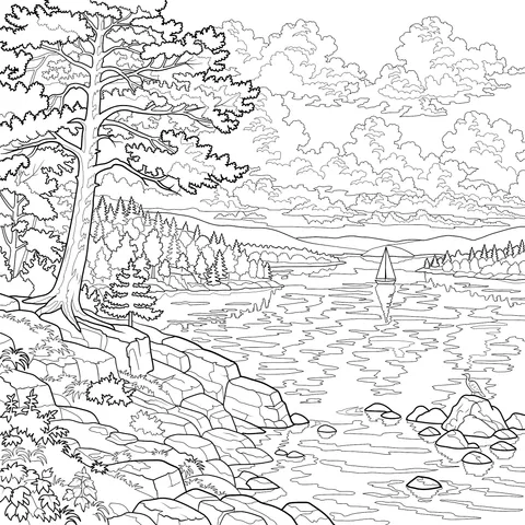 Lakeside Scenery