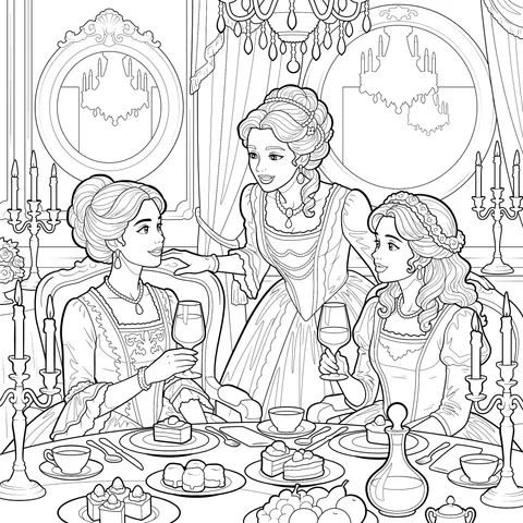 Noble Ladies' Afternoon Tea Party