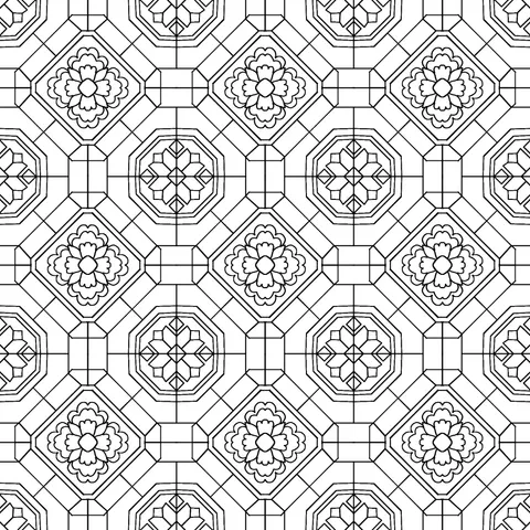 Retro Tile Pattern