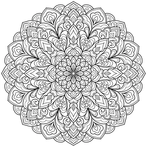 Exquisite Mandala Pattern