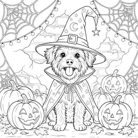 Halloween Wizard Puppy
