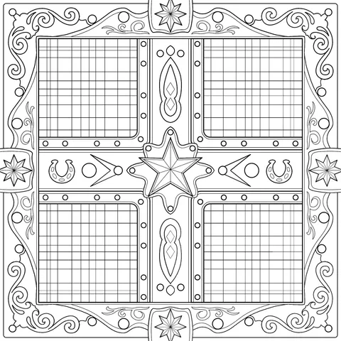 Western Style Decorative Pattern