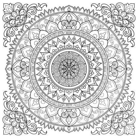 Vintage Mandala Pattern