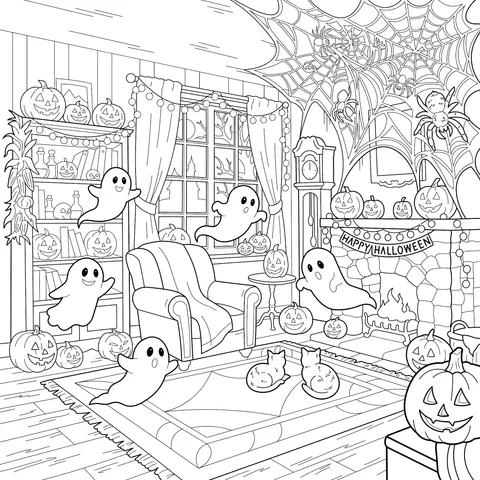 Halloween Ghost Cabin