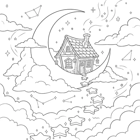 Dream Cottage on the Crescent Moon