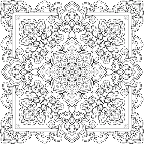 Traditional Chinese Ornamental Pattern