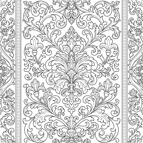 Classic European Scroll Pattern
