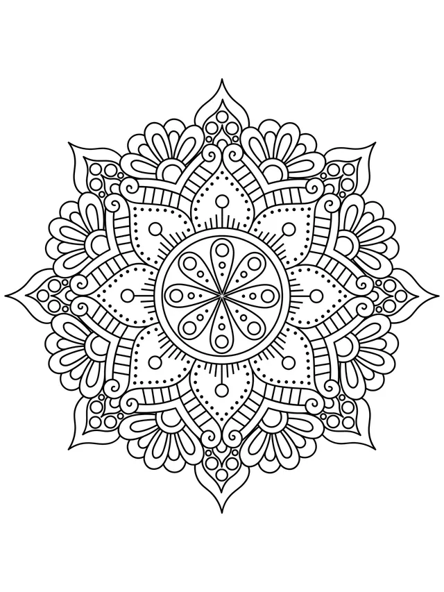 Colorful Mandala Pattern