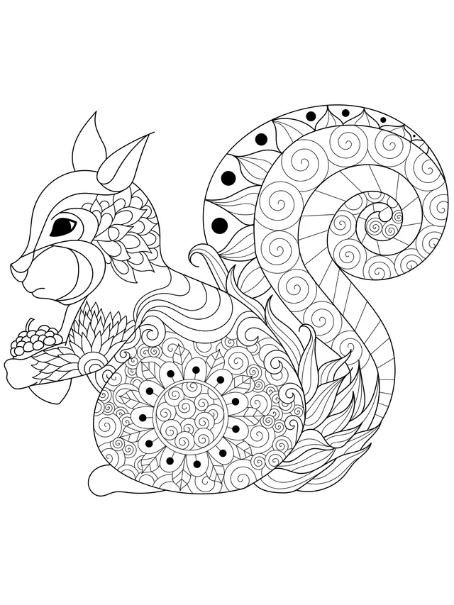 Patterned Squirrel