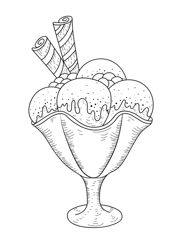 Delicious Ice - Cream Sundae