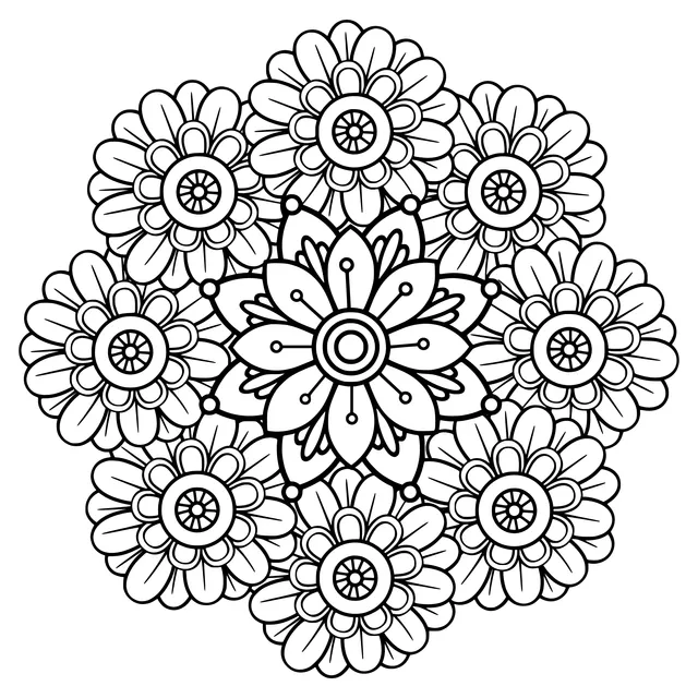 Floral Mandala Pattern