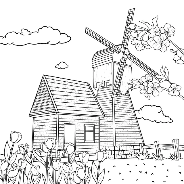 Rural Windmill Cottage
