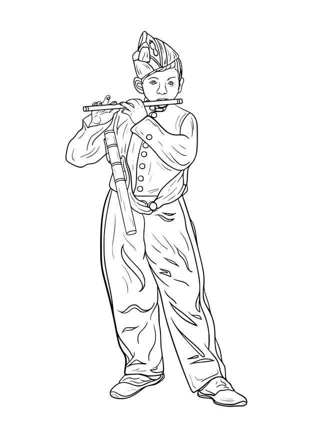 Flute - playing Musician