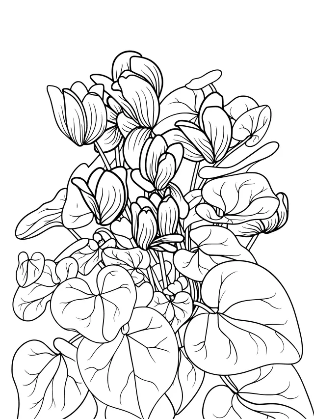 Cyclamen Illustration