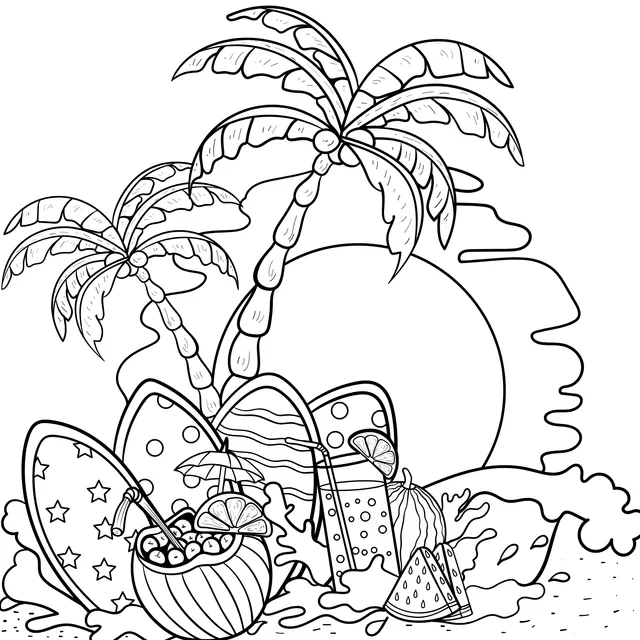 Tropical Beach Scenery
