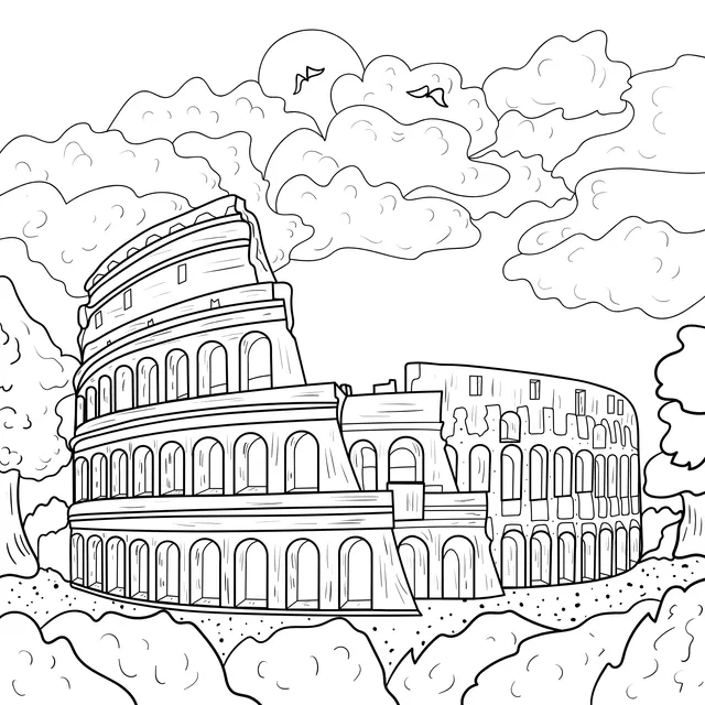 The Colosseum at Sunset