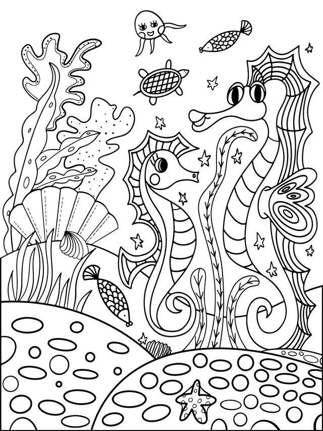 Seahorses and Their Companions in the Ocean