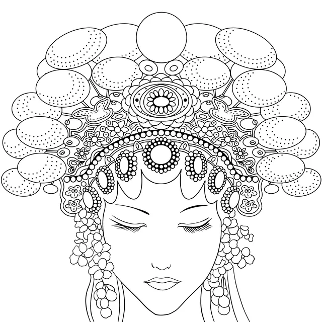 Peking Opera Headgear