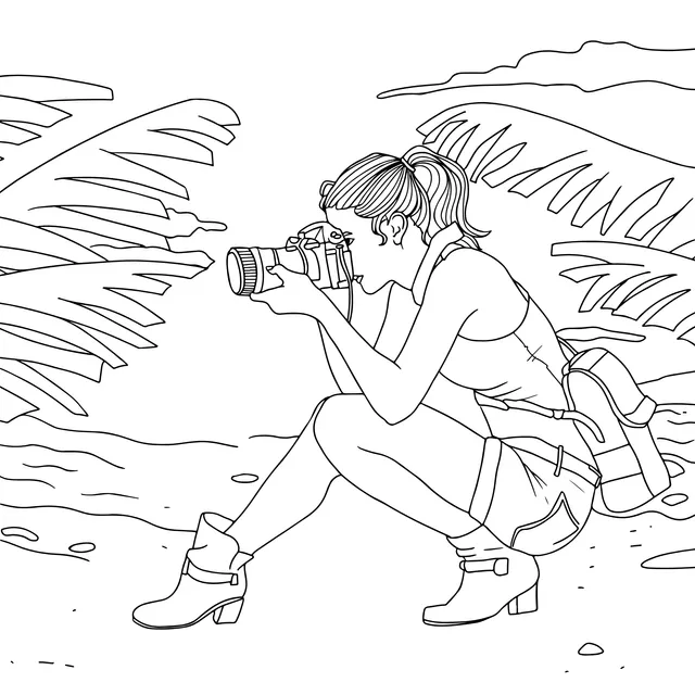 Photographer on the Beach