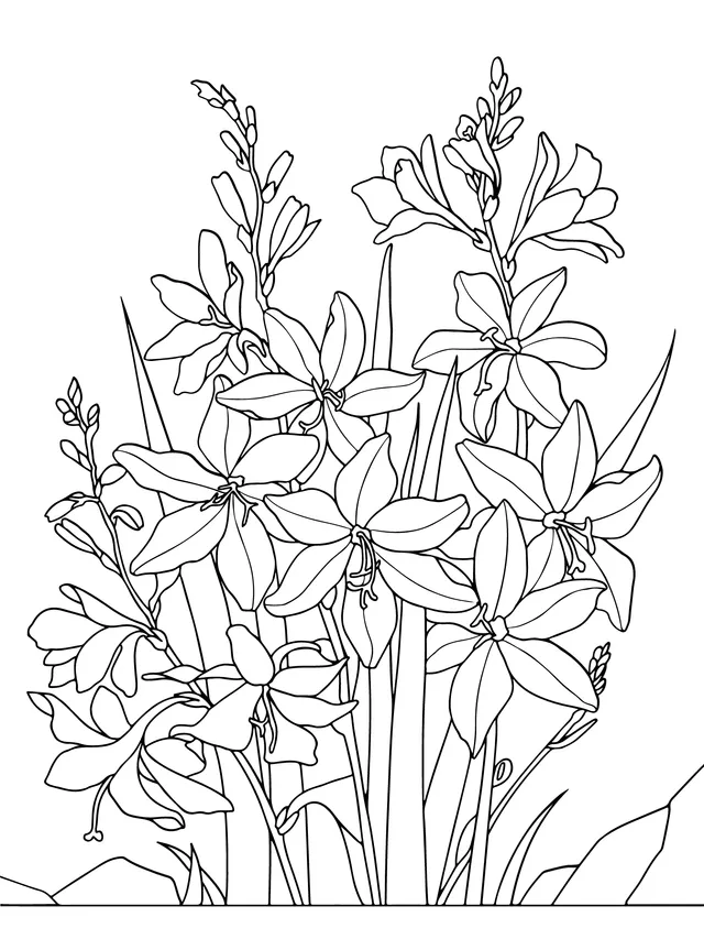 Orange Flower Illustration