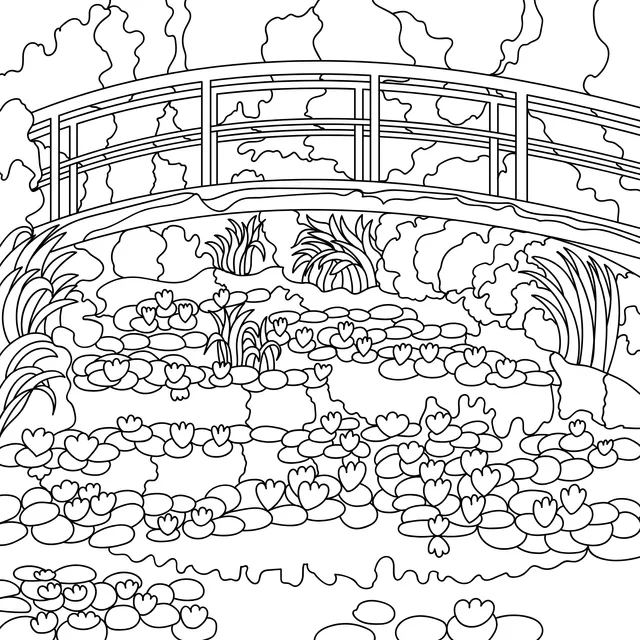 Bridge over the Lotus Pond
