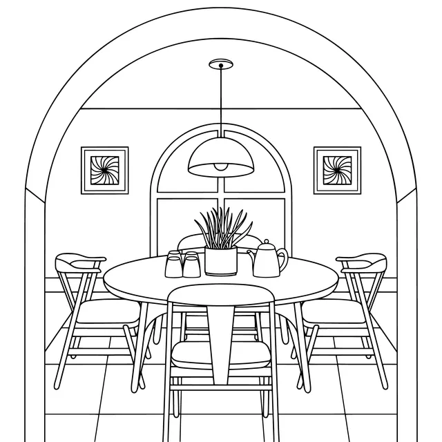 A Cozy Corner of the Dining Room