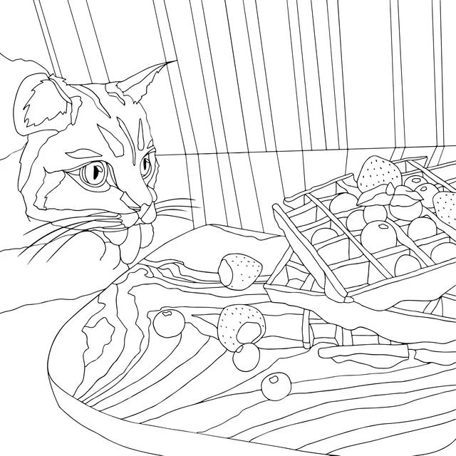 Greedy Cat and Waffles