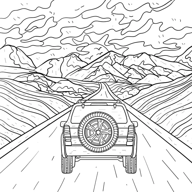 Off - road Journey on the Highway