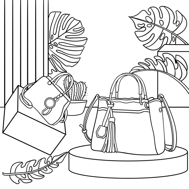 Fashion Handbag Display