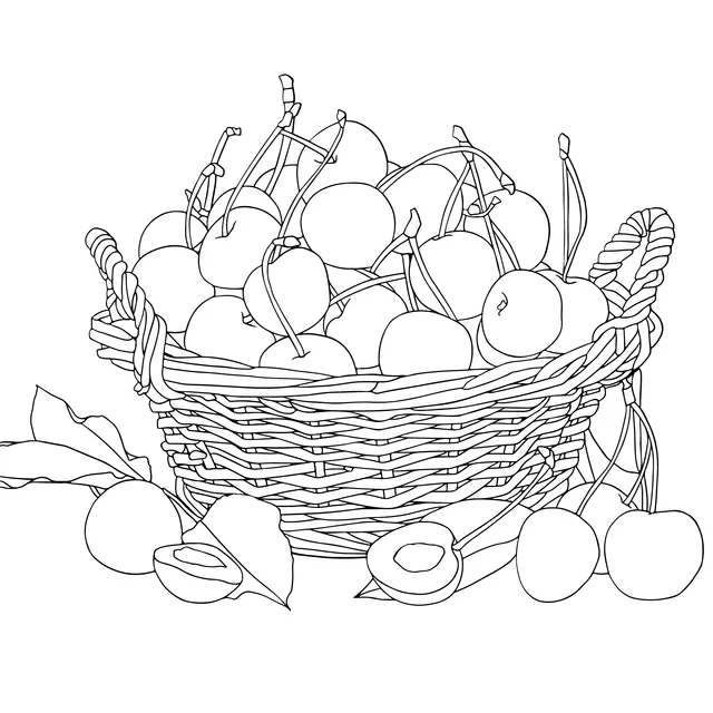 A Basket of Cherries