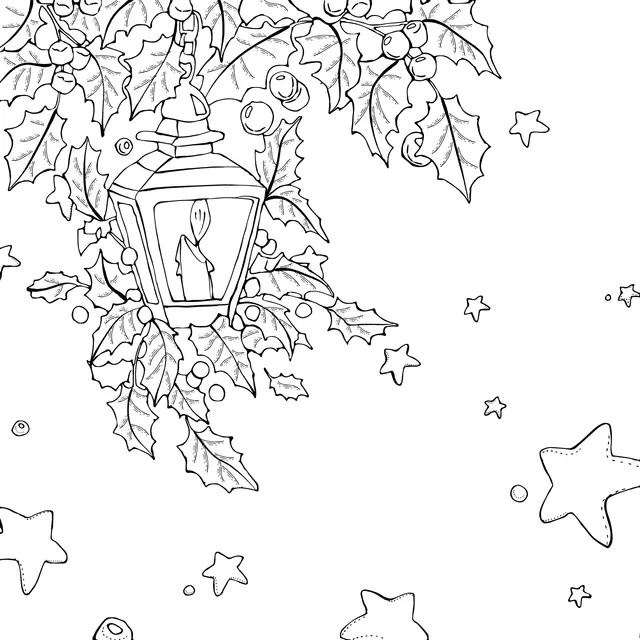 Christmas - decorated Lantern