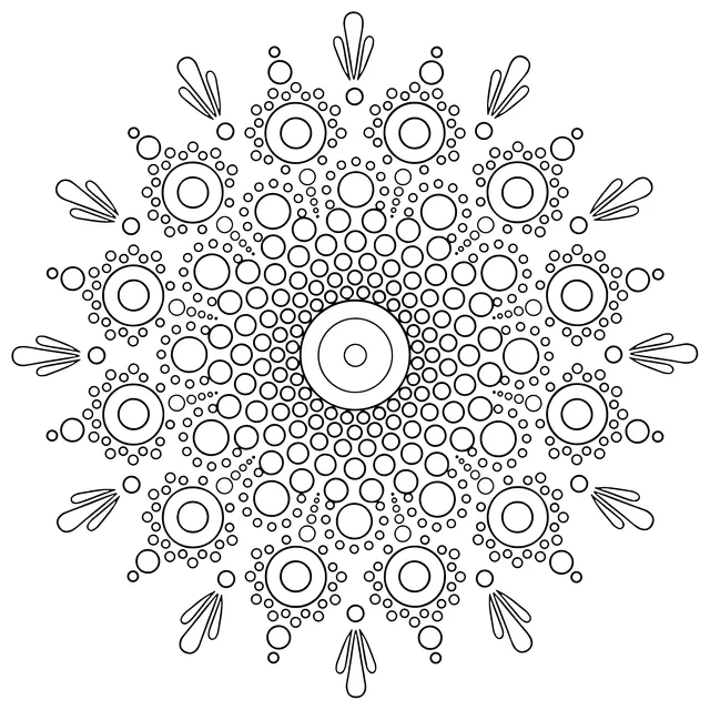 Purple Mandala Pattern
