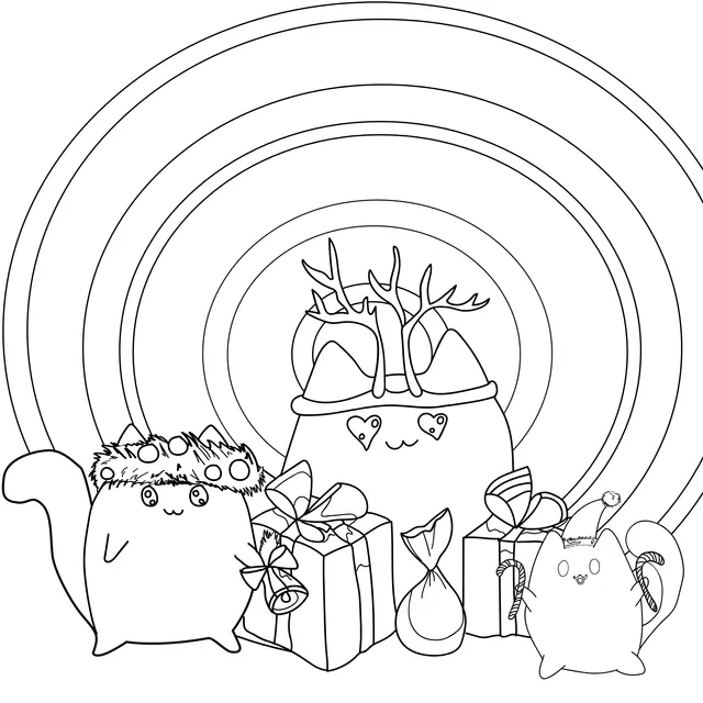 Festive Cats and Gifts